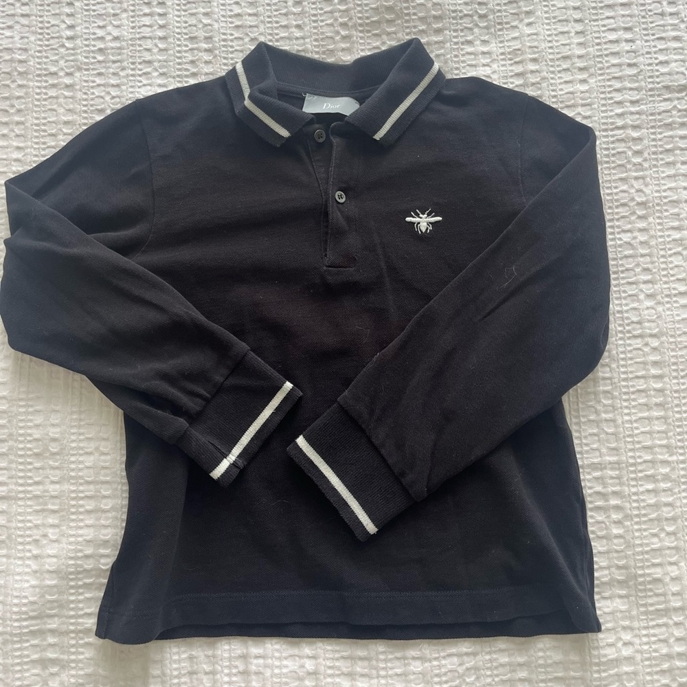 AUTHENTIC dior shirt for kids in the colour black. Size: 6T